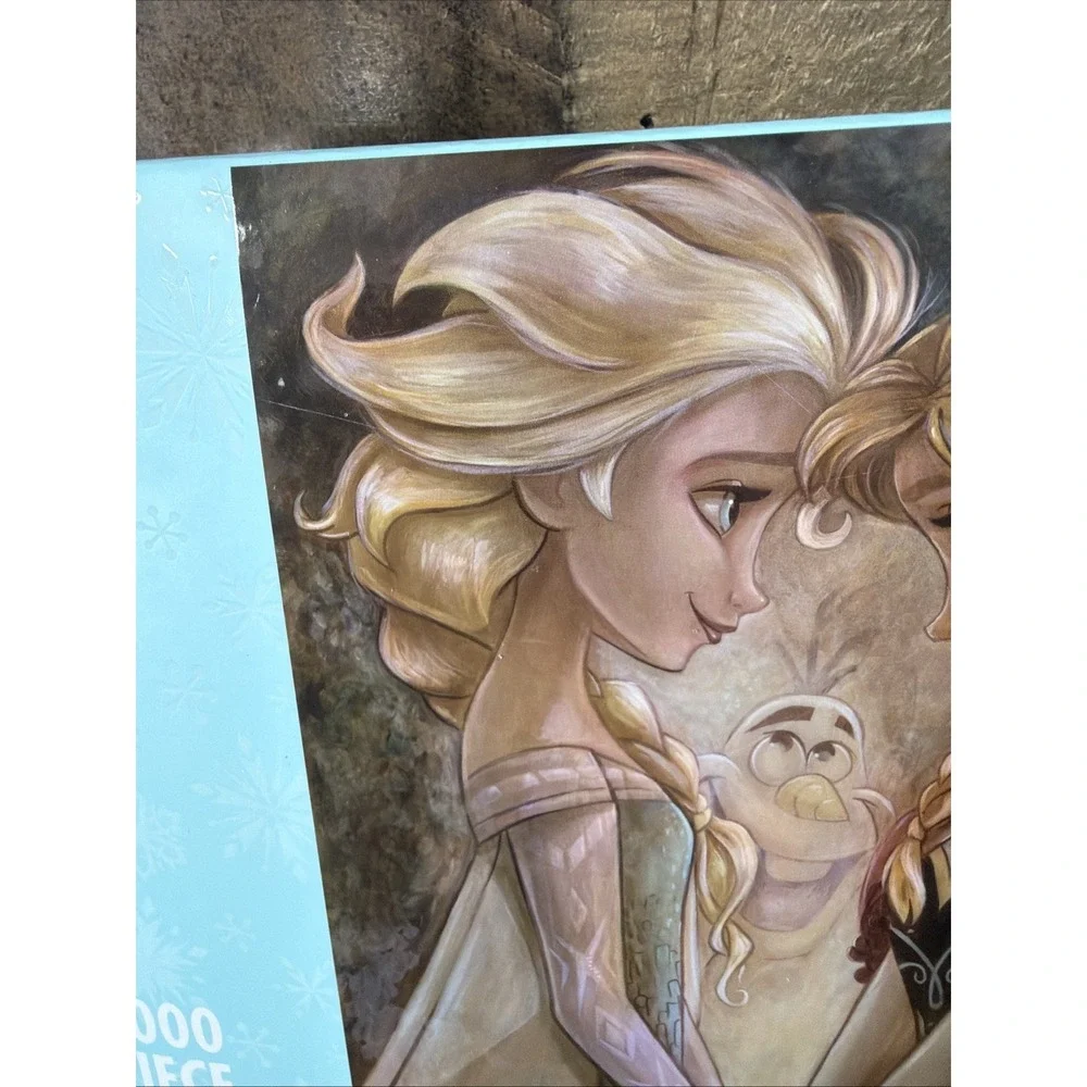 Disney Parks‎ Frozen Anna Elsa Olaf 1000 Pc Jigsaw Puzzle Darren Wilson Sealed